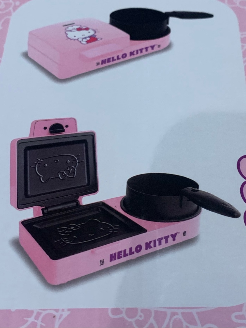 Hello Kitty Pink Soup & Sandwich Maker - Cute Pink Appliance - Picture 2 of 3